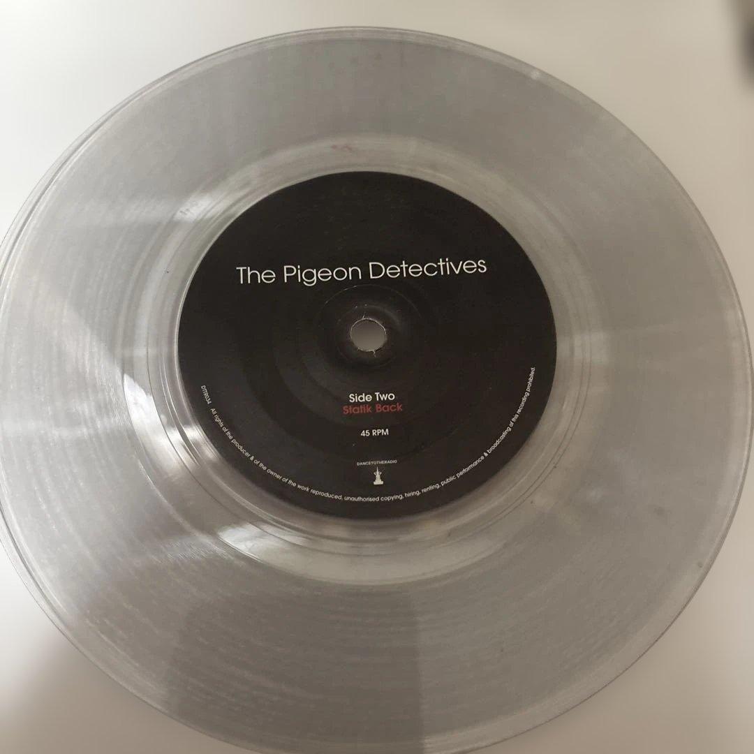 The Pigeon Detectives - Take Her Back 7" Clear Vinyl Record UK Indie Rock