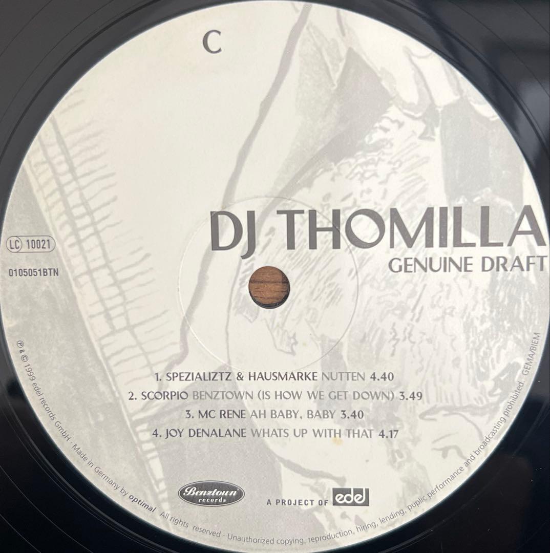 DJ Thomilla - Genuine Draft 3LP Germany Hip Hop Original 1999 Vinyl
