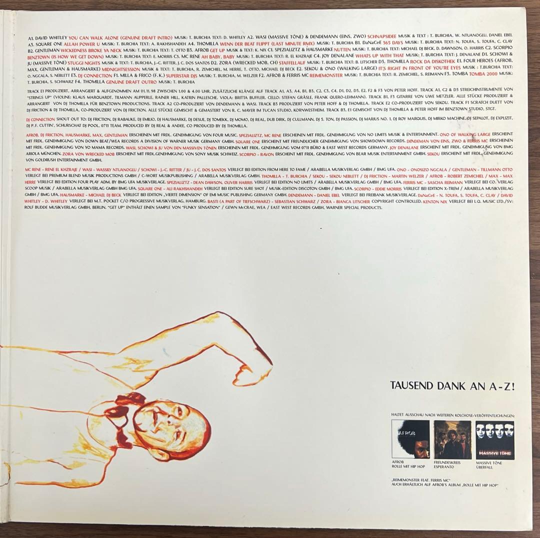 DJ Thomilla - Genuine Draft 3LP Germany Hip Hop Original 1999 Vinyl