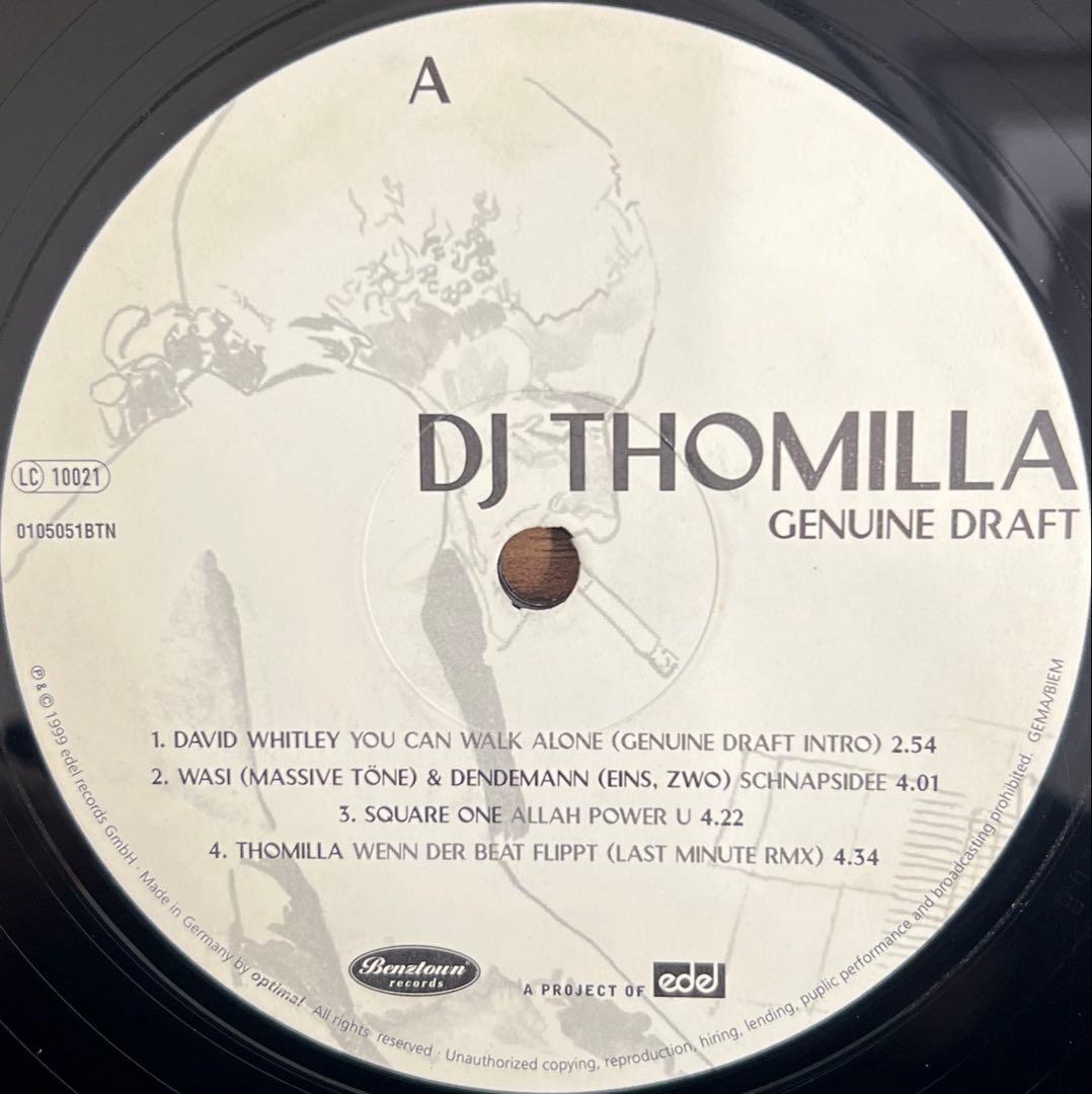 DJ Thomilla - Genuine Draft 3LP Germany Hip Hop Original 1999 Vinyl
