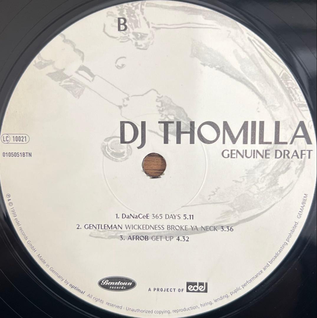 DJ Thomilla - Genuine Draft 3LP Germany Hip Hop Original 1999 Vinyl