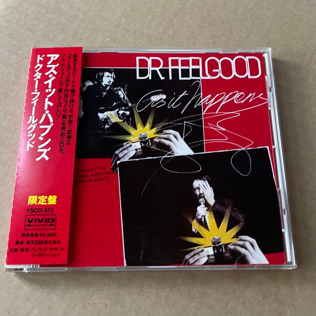 Dr. Feelgood As It Happens CD Japan Press Limited Edition with OBI 1992