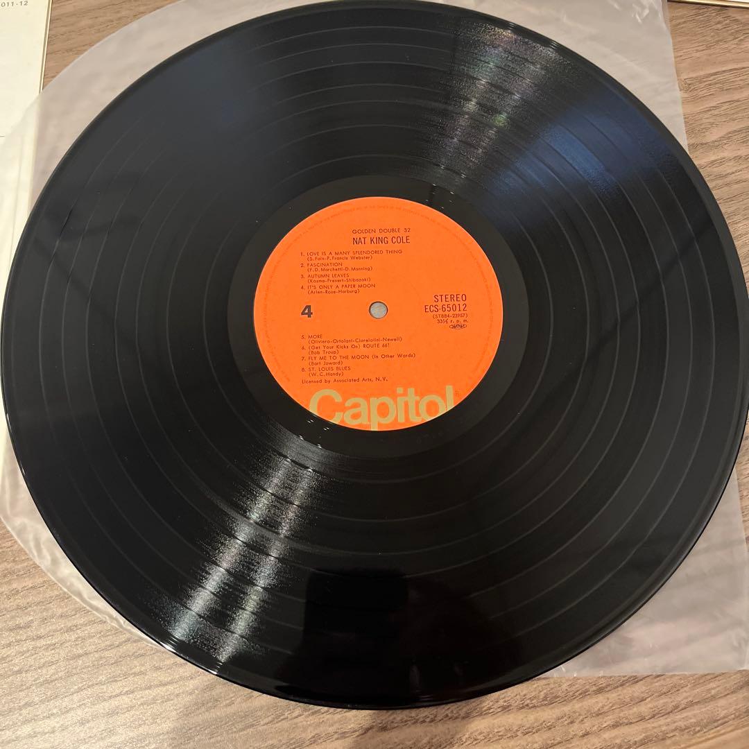 Nat King Cole Golden Double 32 2LP Japan Vinyl Record with Obi