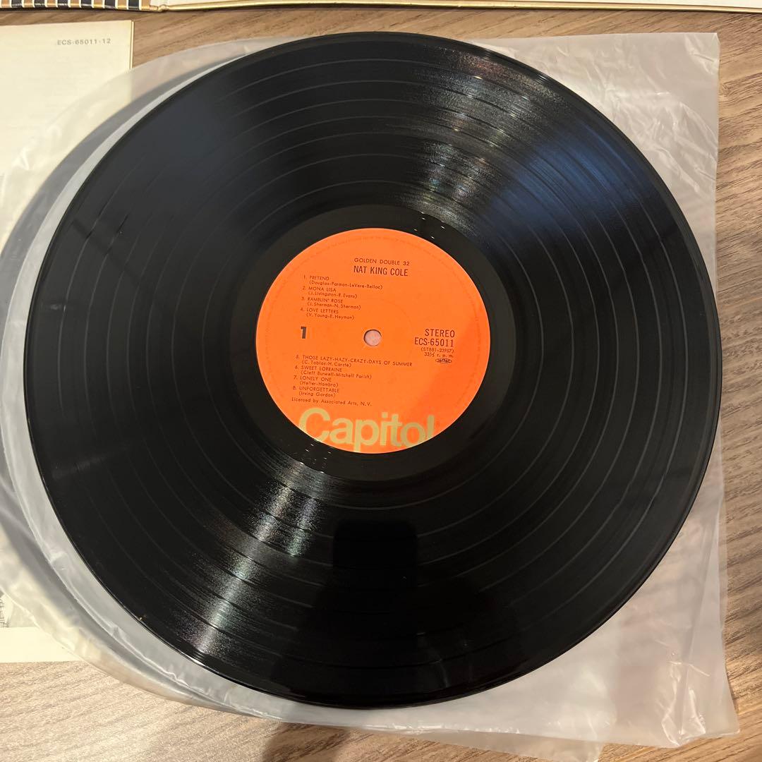 Nat King Cole Golden Double 32 2LP Japan Vinyl Record with Obi