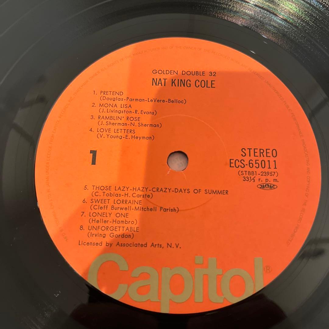 Nat King Cole Golden Double 32 2LP Japan Vinyl Record with Obi
