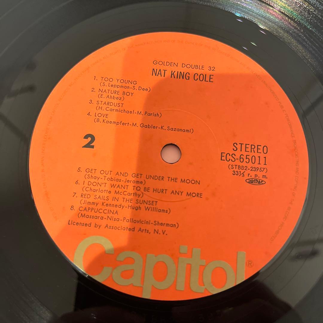 Nat King Cole Golden Double 32 2LP Japan Vinyl Record with Obi