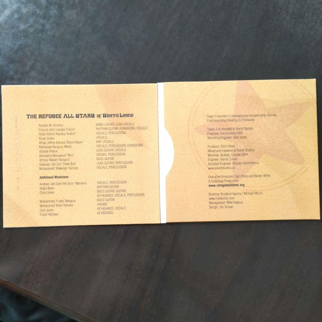 The Refugee All Stars of Sierra Leone CD Japan Press with OBI Limited Edition