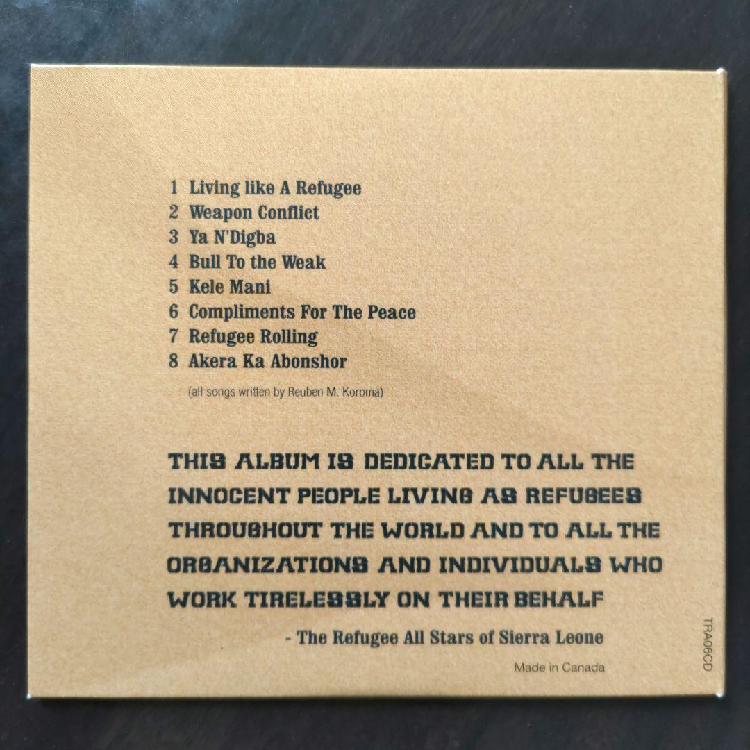 The Refugee All Stars of Sierra Leone CD Japan Press with OBI Limited Edition