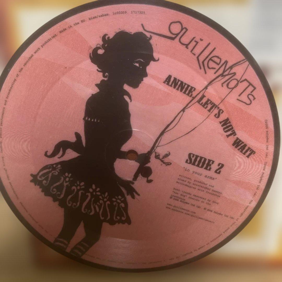 Guillemots Annie, Let's Not Wait 7" Picture Disc Vinyl Single 2006