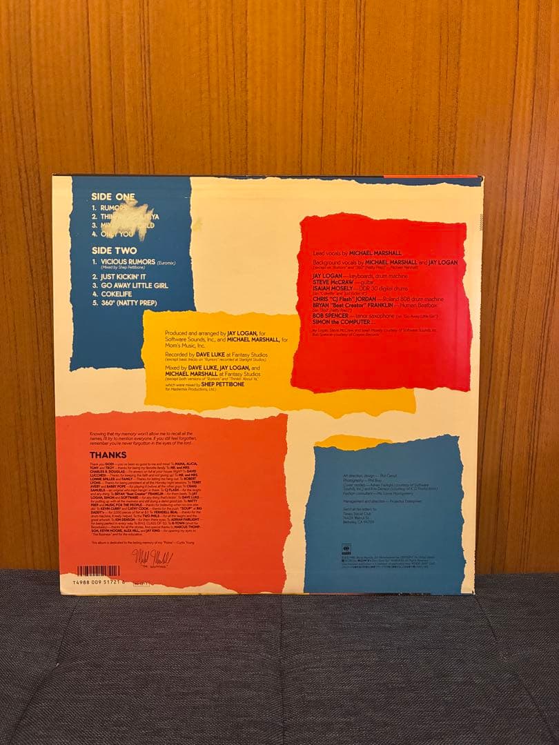 Timex Social Club - Rumors: The Album LP Japan Pressing w/ OBI Rare Groove