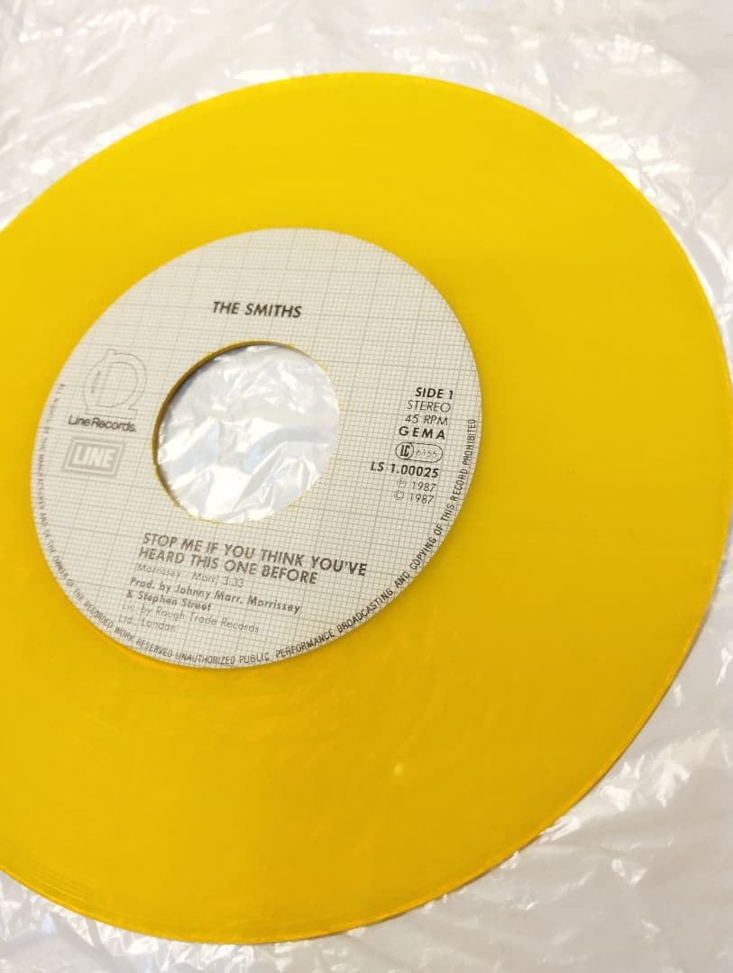 The Smiths Stop Me... Germany 7" Vinyl Yellow Near Mint Condition | Japansoundstore