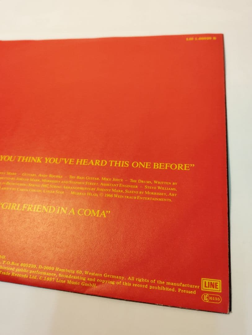 The Smiths Stop Me... Germany 7" Vinyl Yellow Near Mint Condition | Japansoundstore