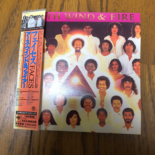 Earth Wind & Fire Faces 2CD Japan Orig Paper Jacket Used, Slight Fading | Japansoundstore