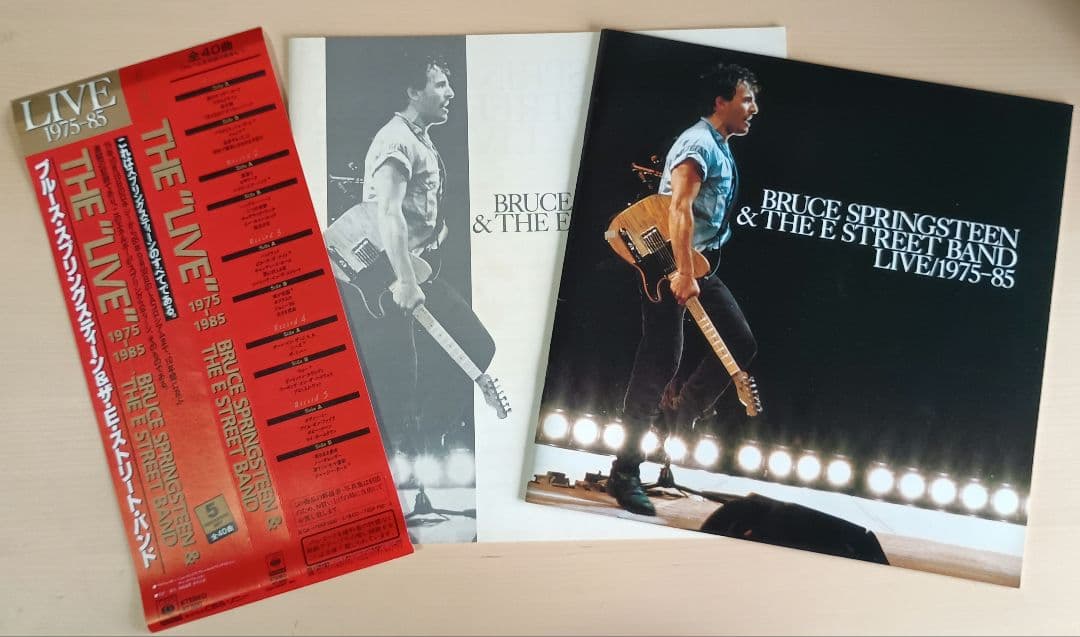 Bruce Springsteen & The E Street Band Live/1975-85 5-LP Box Set Japan w/ Obi