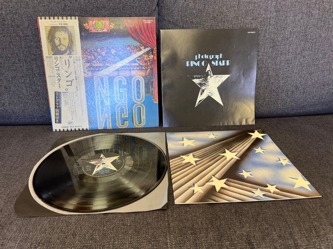 Ringo Starr - Ringo LP 1973 Japan Apple EAP-9037X 1S/1S Matrix W/ Obi Booklet