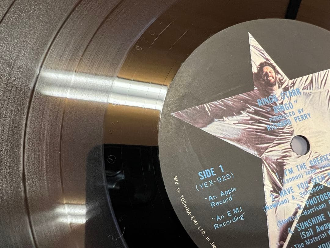Ringo Starr - Ringo LP 1973 Japan Apple EAP-9037X 1S/1S Matrix W/ Obi Booklet