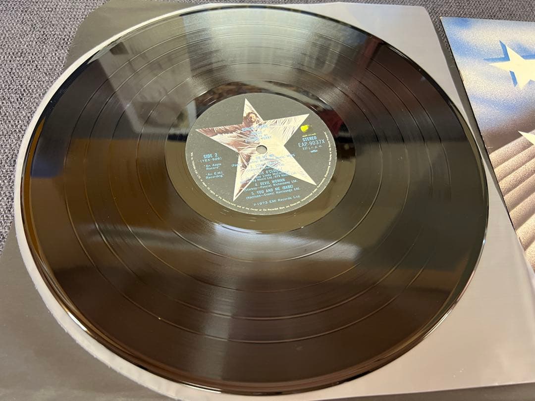 Ringo Starr - Ringo LP 1973 Japan Apple EAP-9037X 1S/1S Matrix W/ Obi Booklet