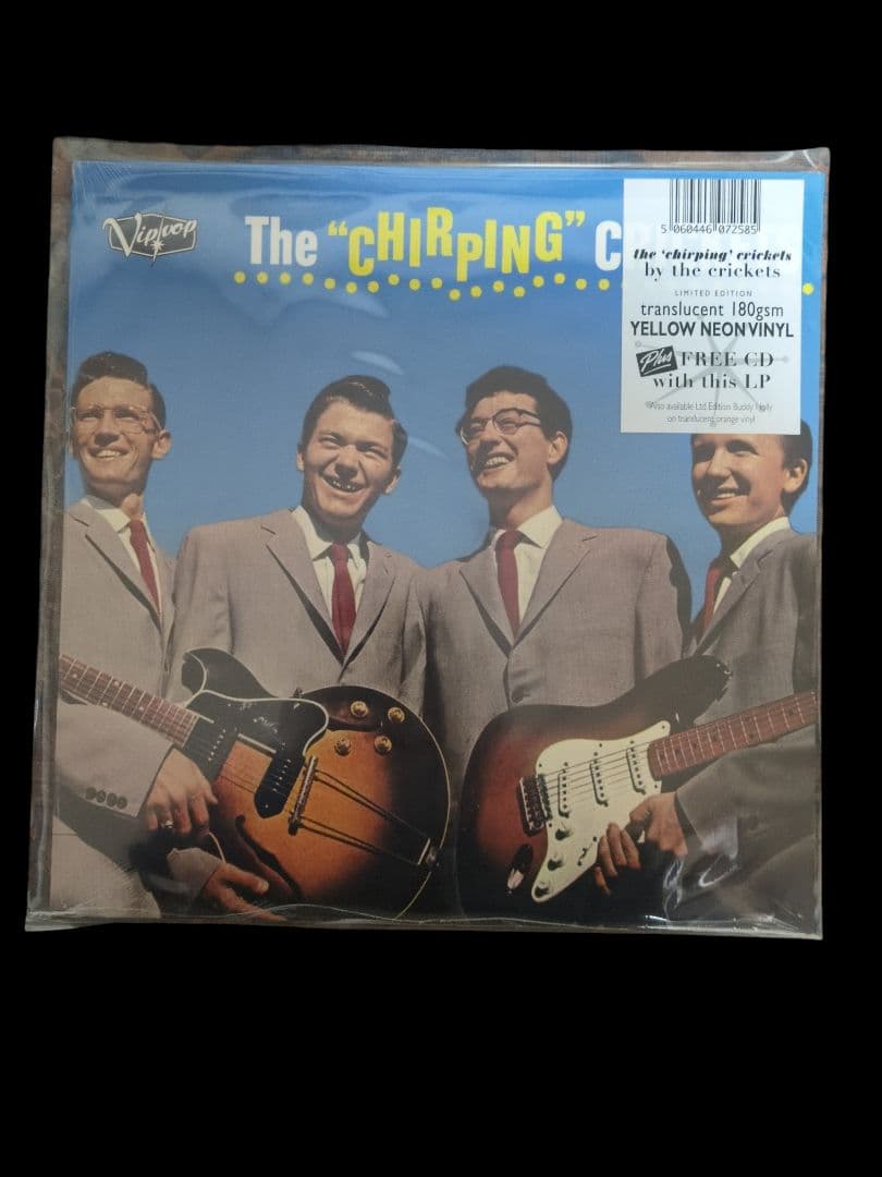The Crickets - The Chirping Crickets LP Neon Yellow Vinyl + Bonus CD