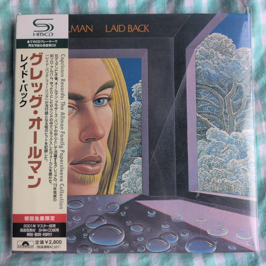 Greg Allman Laid Back Japan Mini LP Gatefold CD with OBI & Card_NEW | Japansoundstore