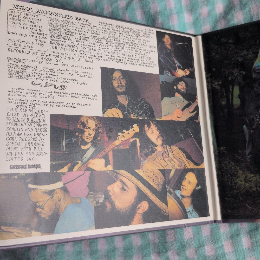 Greg Allman Laid Back Japan Mini LP Gatefold CD with OBI & Card_NEW | Japansoundstore