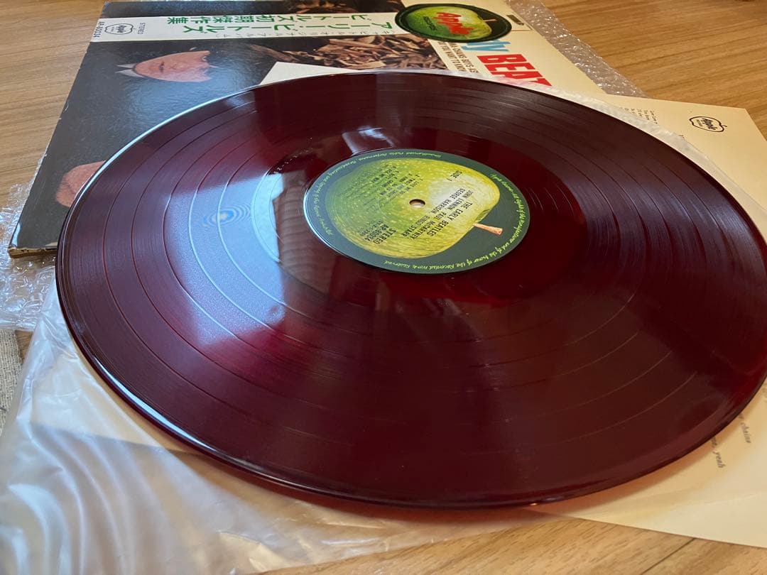 The Beatles - The Early Beatles LP Rare Red Vinyl Japan Apple AP-80034 Obi