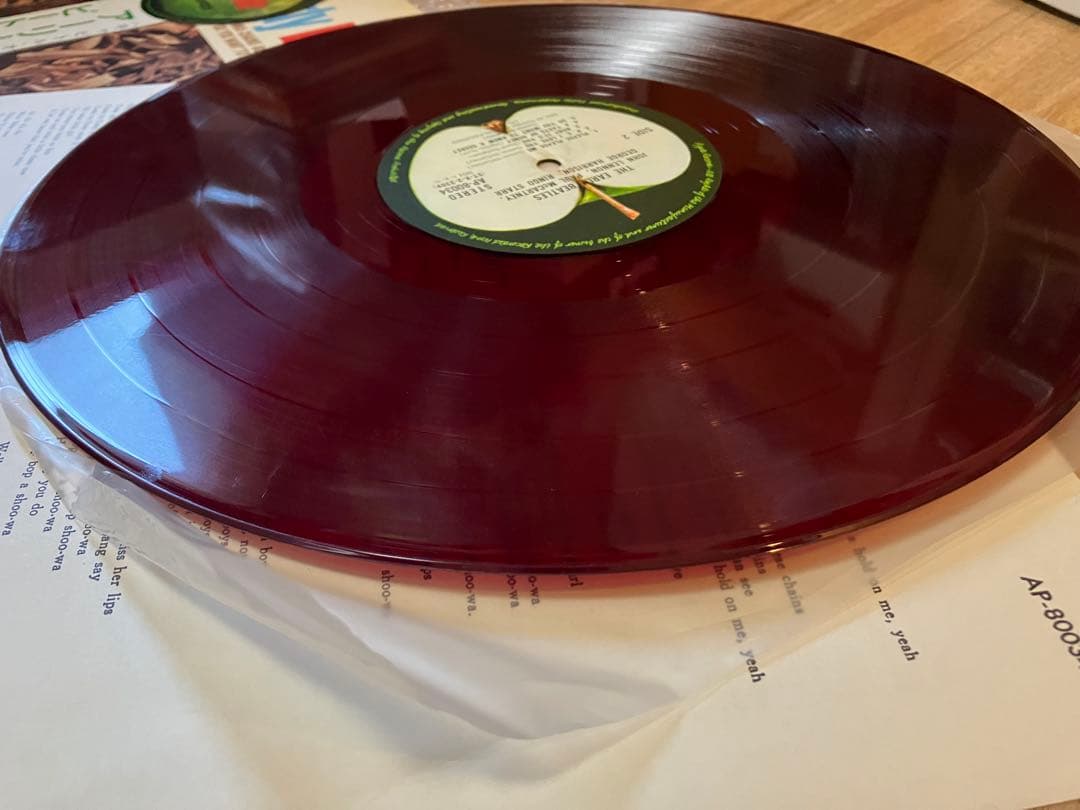 The Beatles - The Early Beatles LP Rare Red Vinyl Japan Apple AP-80034 Obi