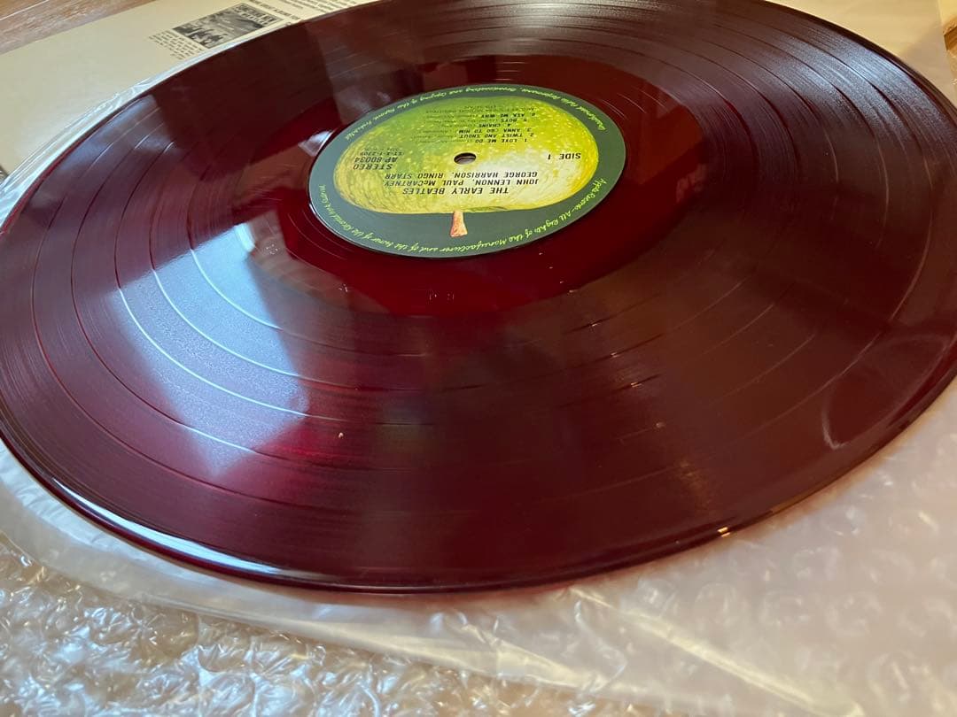 The Beatles - The Early Beatles LP Rare Red Vinyl Japan Apple AP-80034 Obi