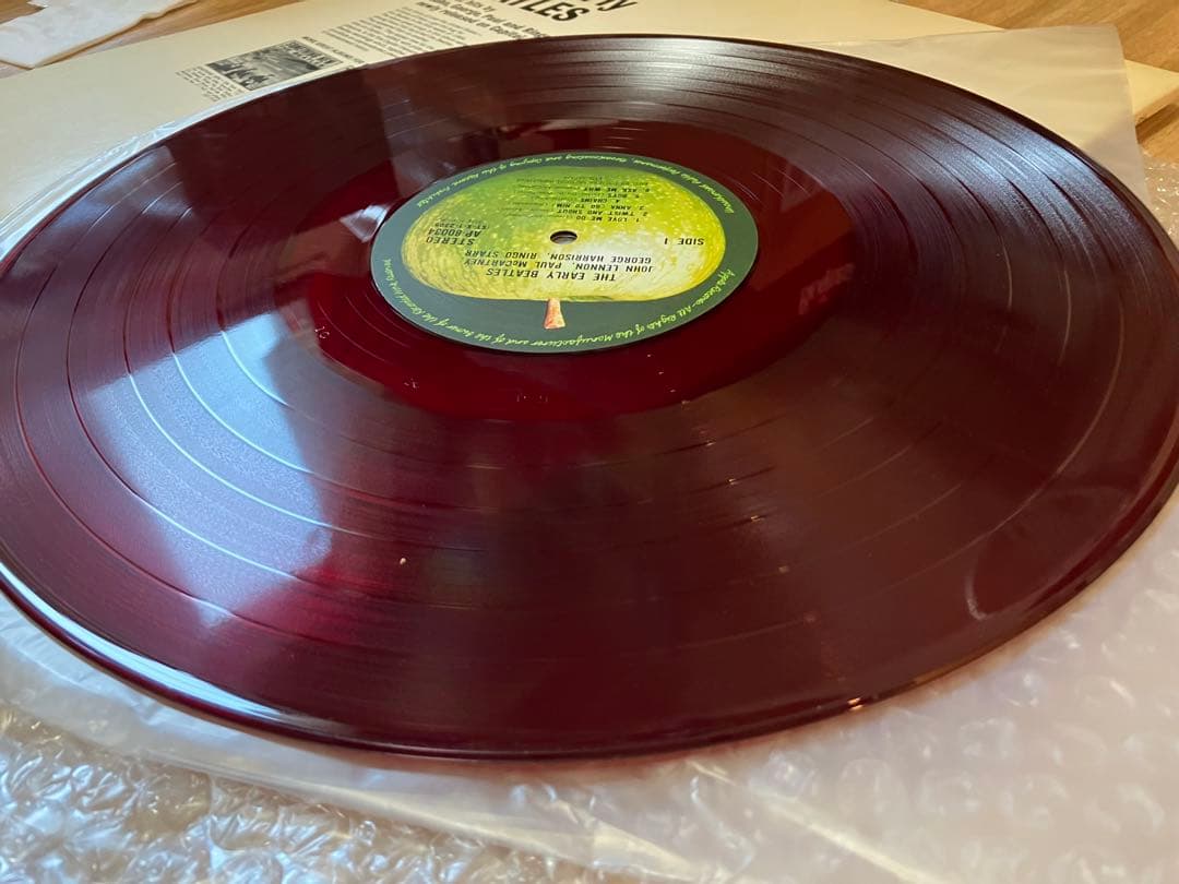 The Beatles - The Early Beatles LP Rare Red Vinyl Japan Apple AP-80034 Obi