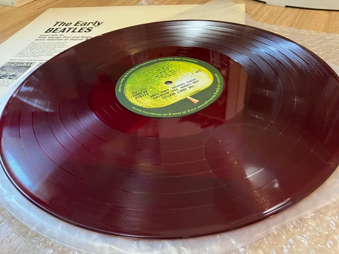 The Beatles - The Early Beatles LP Rare Red Vinyl Japan Apple AP-80034 Obi