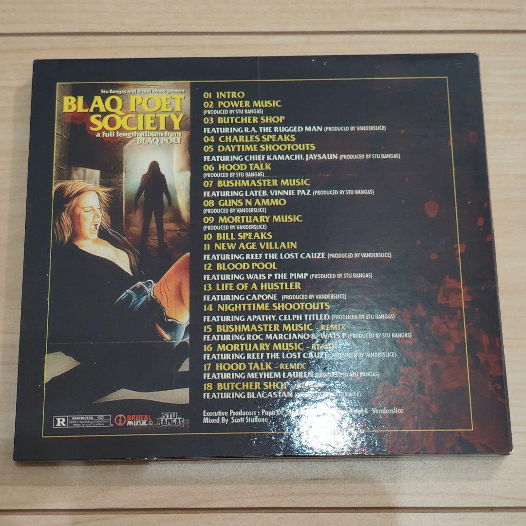 Blaq Poet Society Limited Edition CD Signed by Stu Bangas, Hip-Hop, Used | Japansoundstore