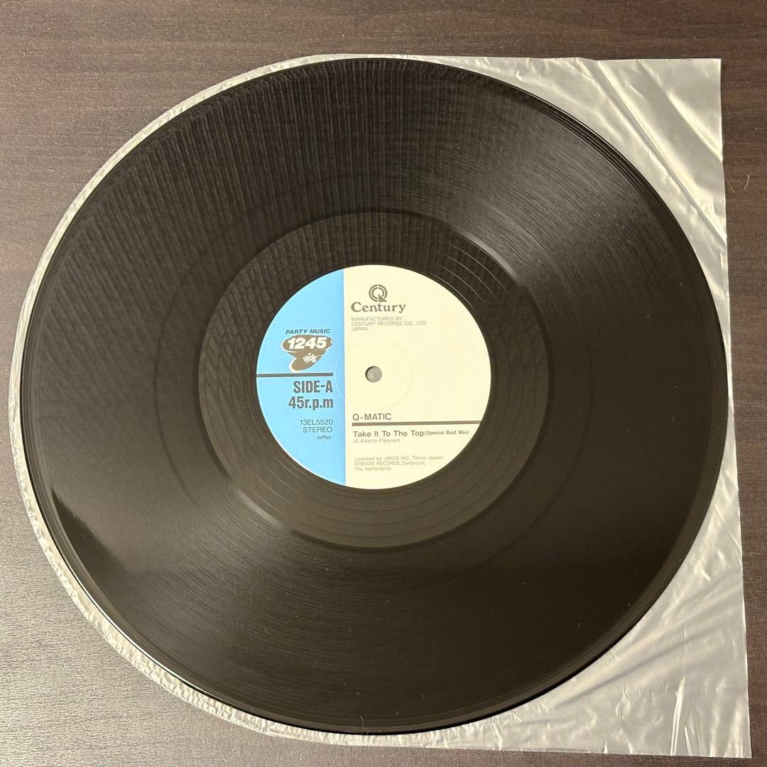 Q-Matic Take It To The Top LP 1987 Dutch Record, VG+ condition | Japansoundstore