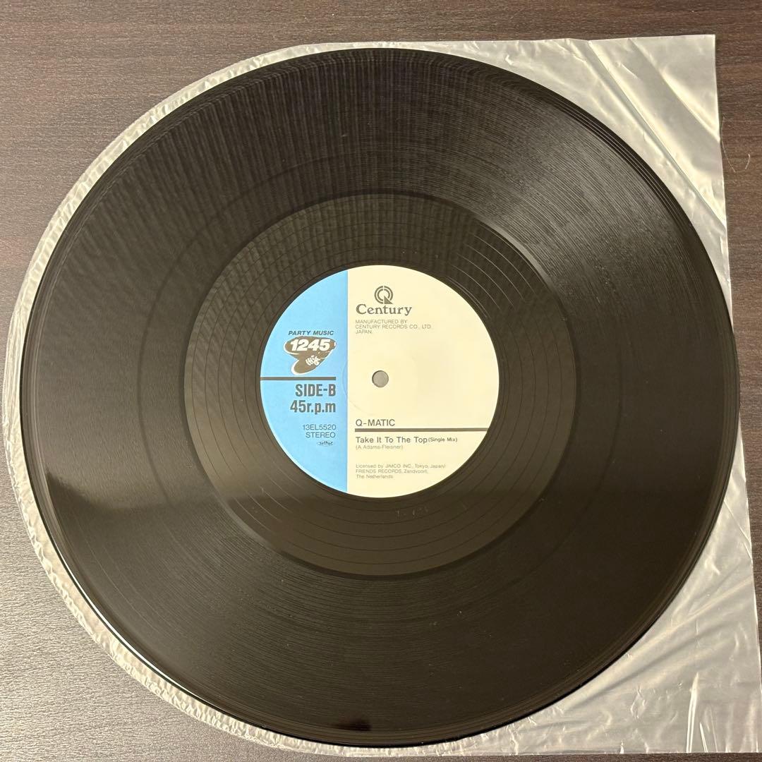 Q-Matic Take It To The Top LP 1987 Dutch Record, VG+ condition | Japansoundstore