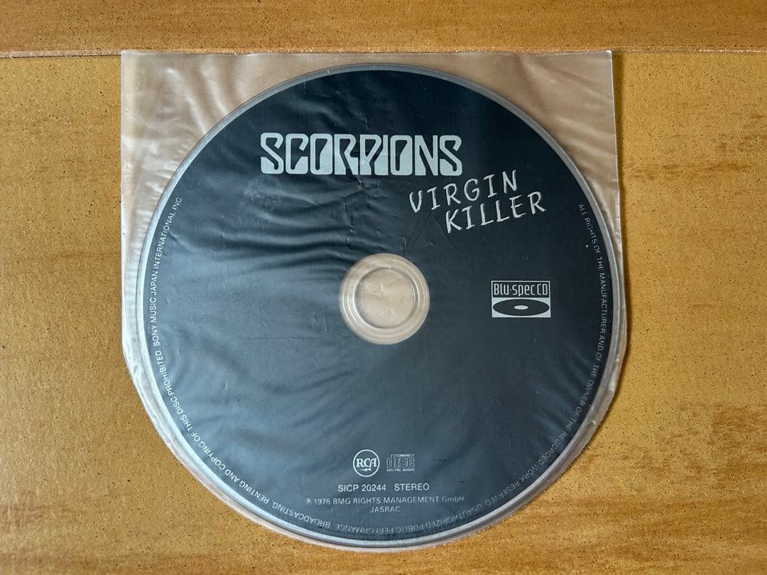Scorpions Virgin Killer CD Japan Blu-spec With OBI Used | Japansoundstore