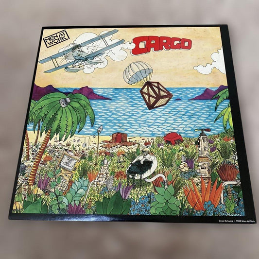 Men At Work - Cargo 1982 Japan Vinyl LP w/ Insert Classic Pop Rock