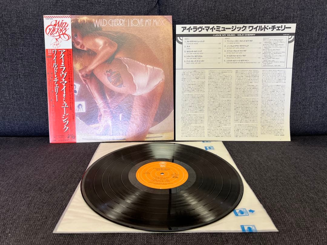 Wild Cherry - I Love My Music LP Japan 1978 1A1/1A1 Pressing w/Obi Funk Soul