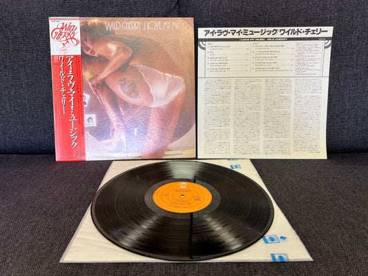 Wild Cherry - I Love My Music LP Japan 1978 1A1/1A1 Pressing w/Obi Funk Soul