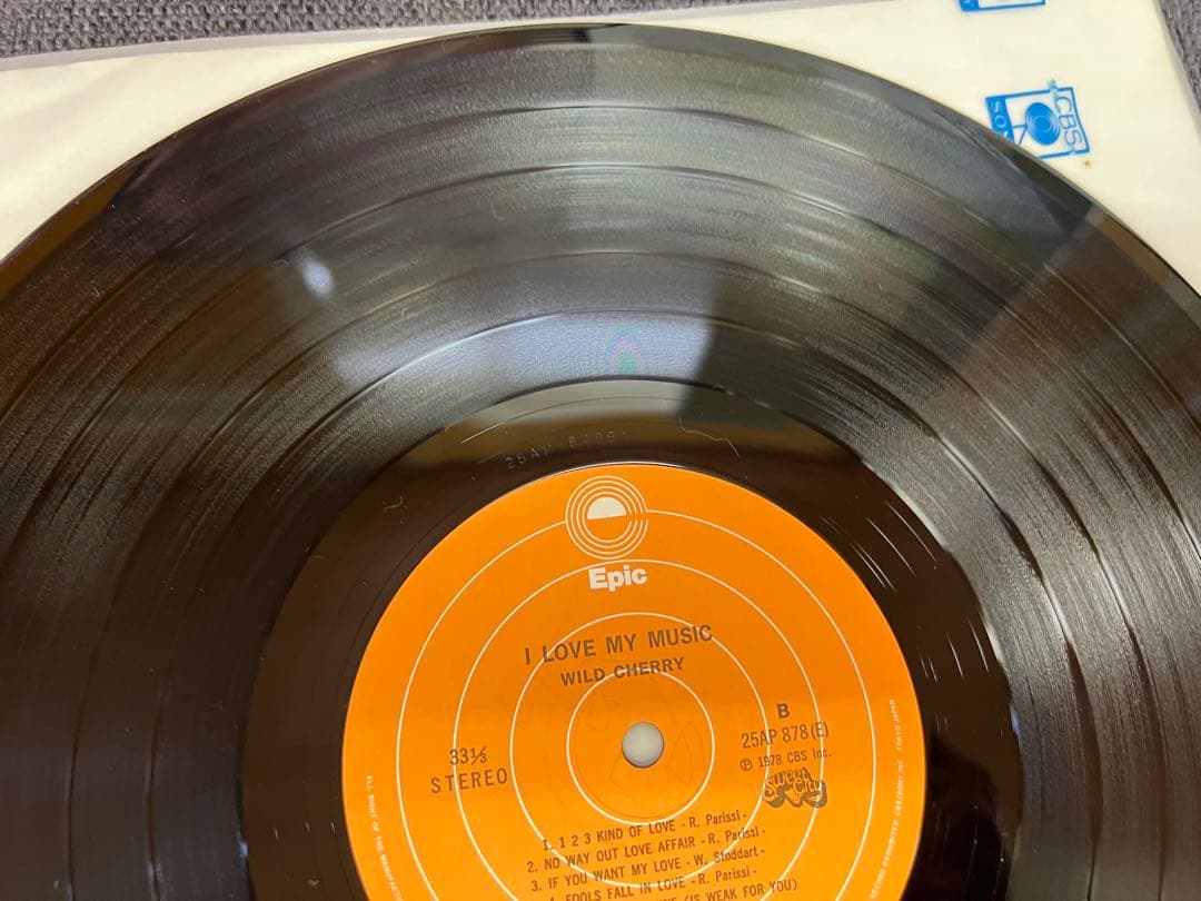 Wild Cherry - I Love My Music LP Japan 1978 1A1/1A1 Pressing w/Obi Funk Soul