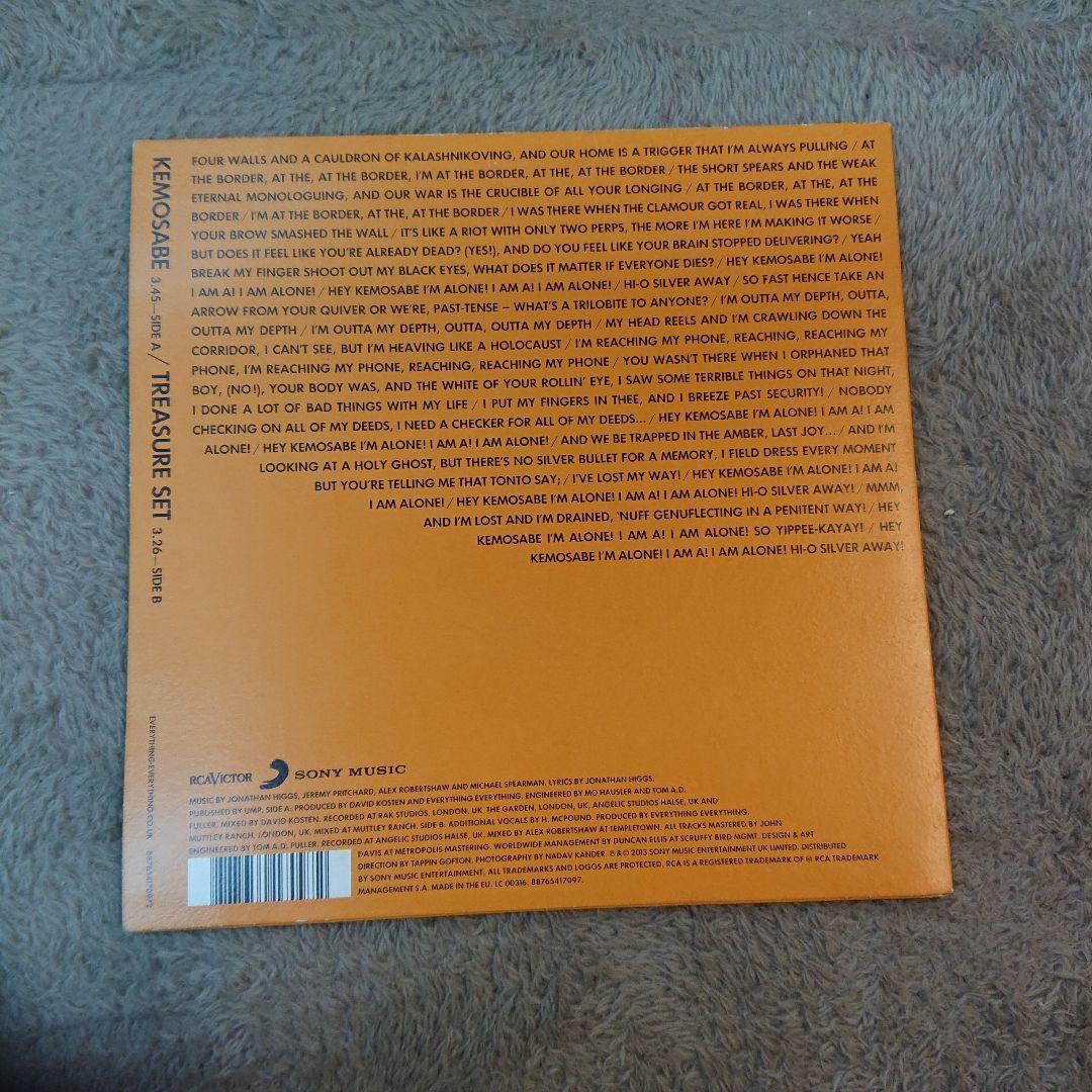 Everything Everything Kemosabe 12-inch Vinyl Single Art Rock 2013 RCA