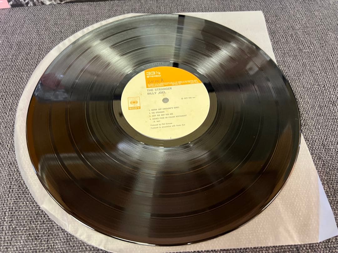 Billy Joel The Stranger LP 1977 Japan Original Pressing 25AP-843 w/ OBI