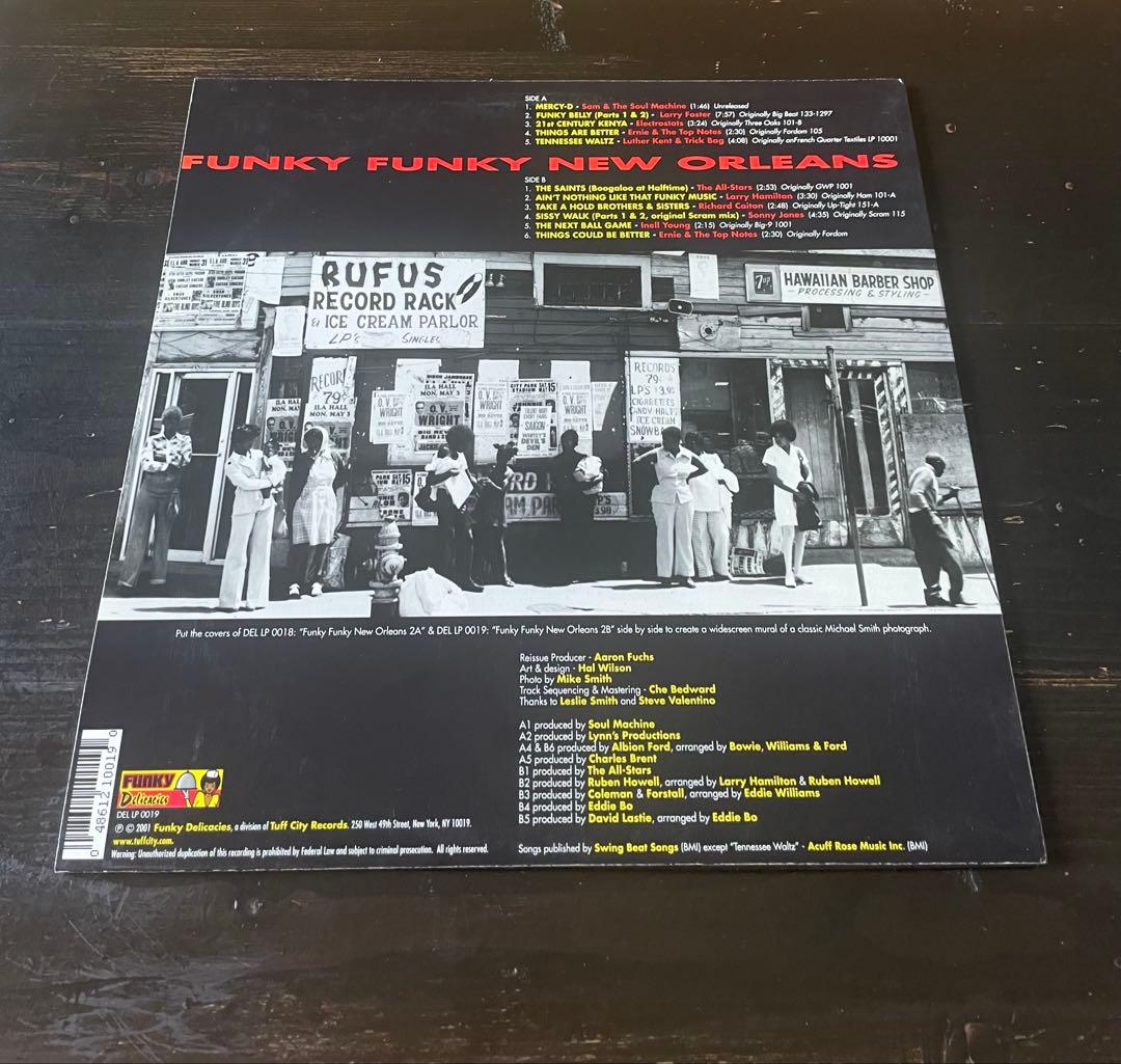 Various - Funky Funky New Orleans 2-B LP Vinyl Rare Soul Funk Compilation