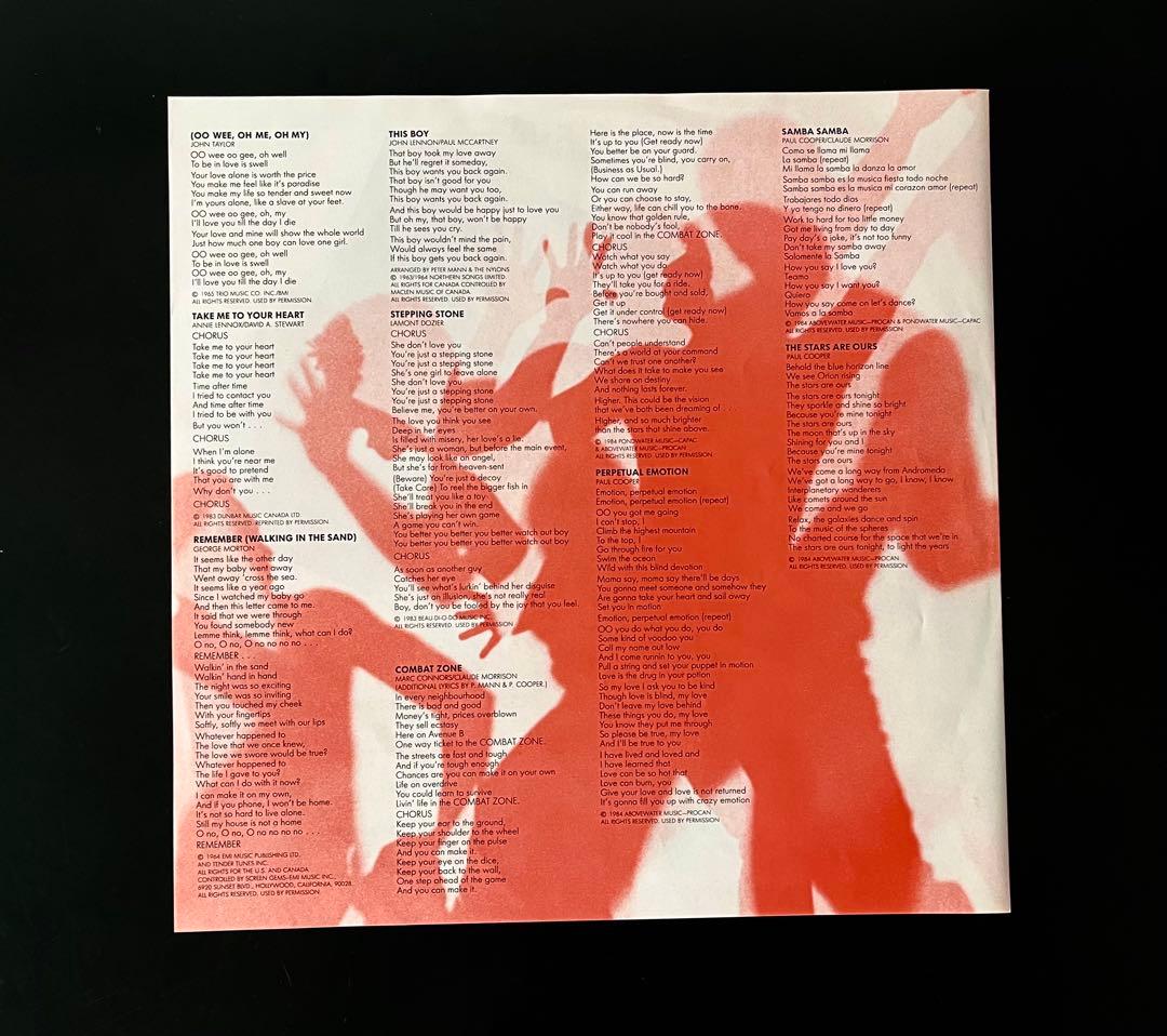 The Nylons - Seamless LP Japan Vinyl Record with Obi 1984 Pop Vocal Group