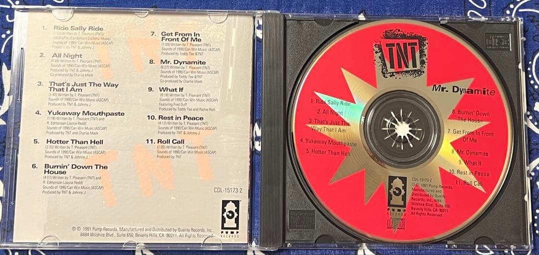TNT Mr. Dynamite G-Funk G-Rap Rare 1991 West Coast CD Used | Japansoundstore