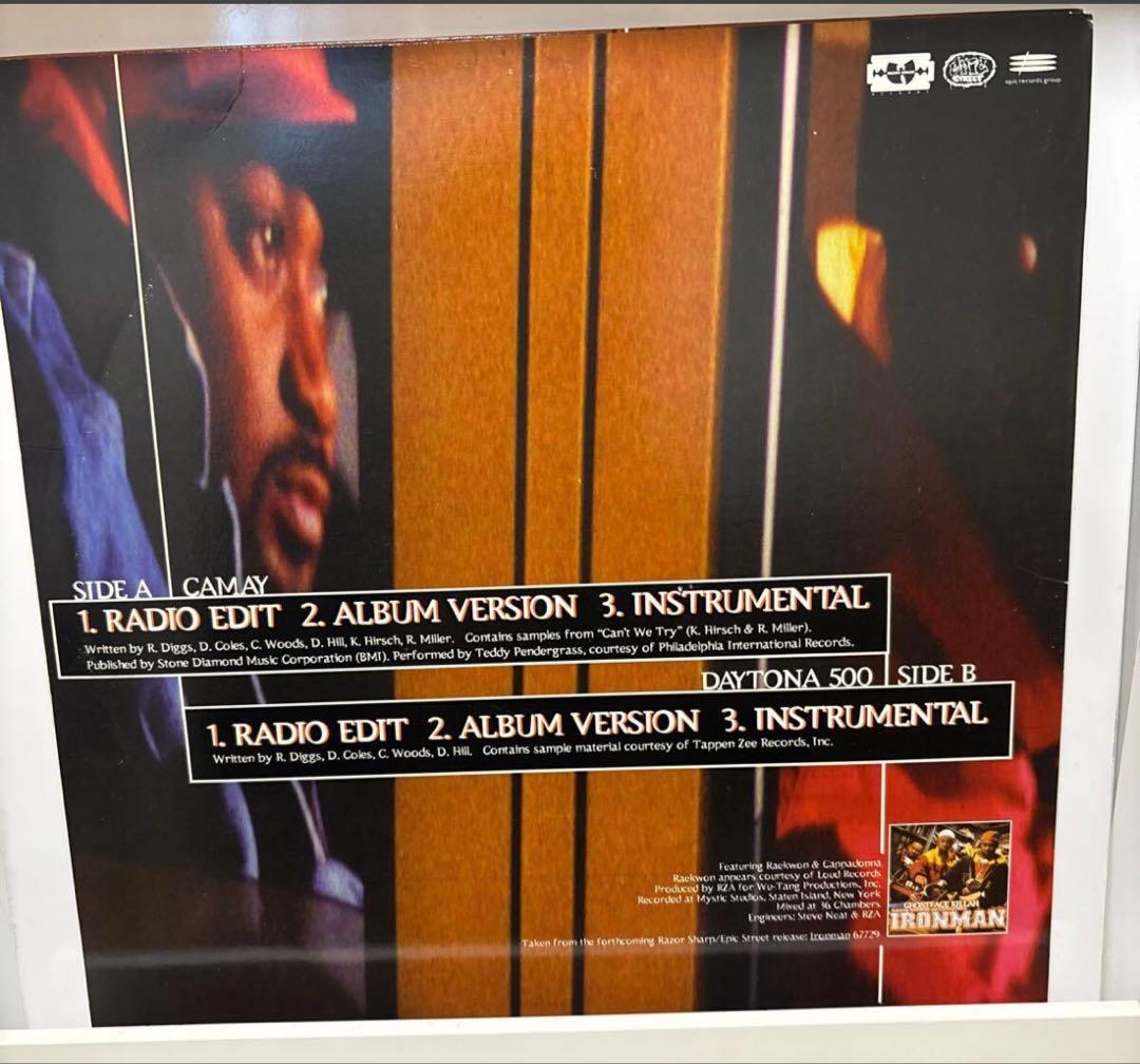 Ghostface Killah - Camay / Daytona 500 12" Vinyl Promo Ironman Hip Hop