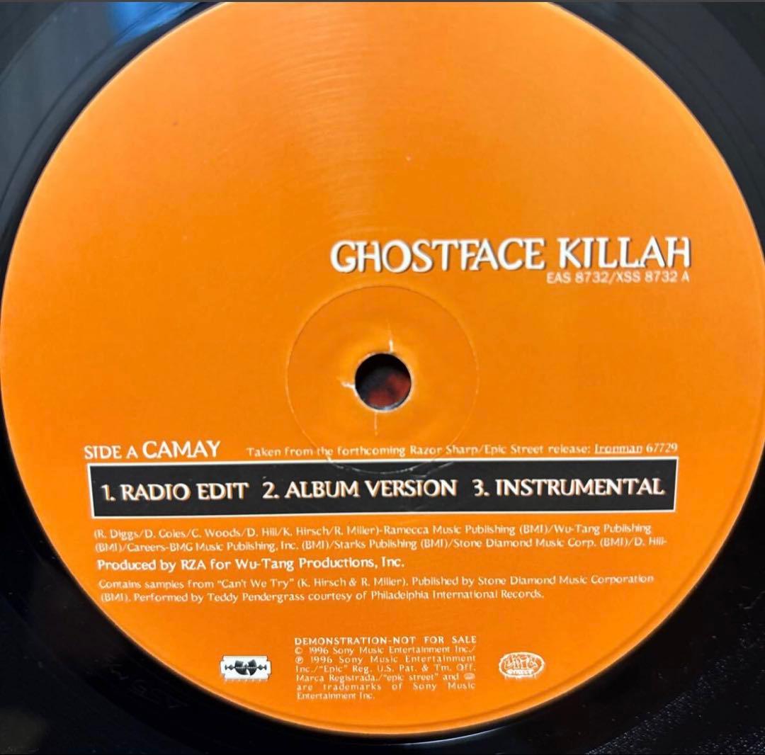 Ghostface Killah - Camay / Daytona 500 12" Vinyl Promo Ironman Hip Hop