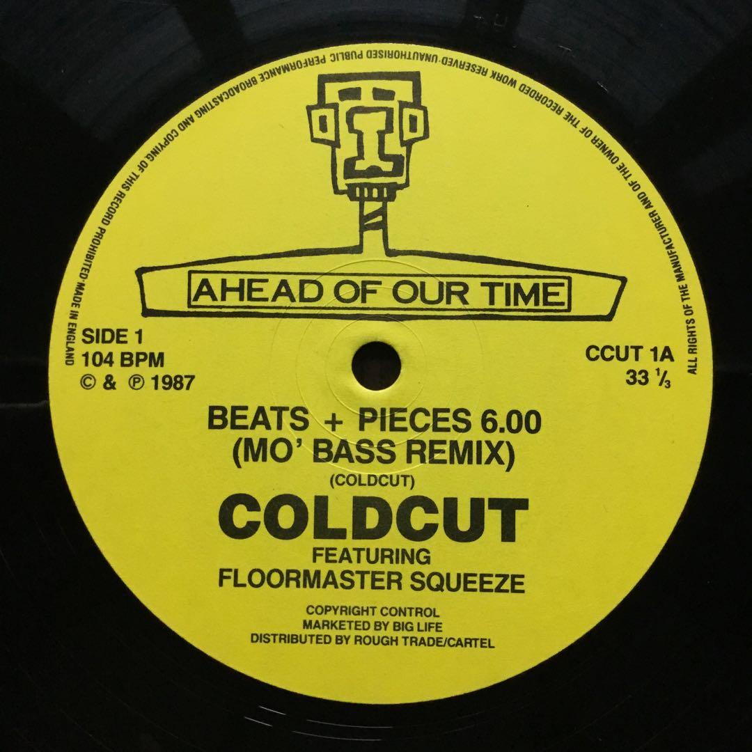 Coldcut - Beats + Pieces 12" Vinyl EP 1987 Ahead Of Our Time Electronic Breaks