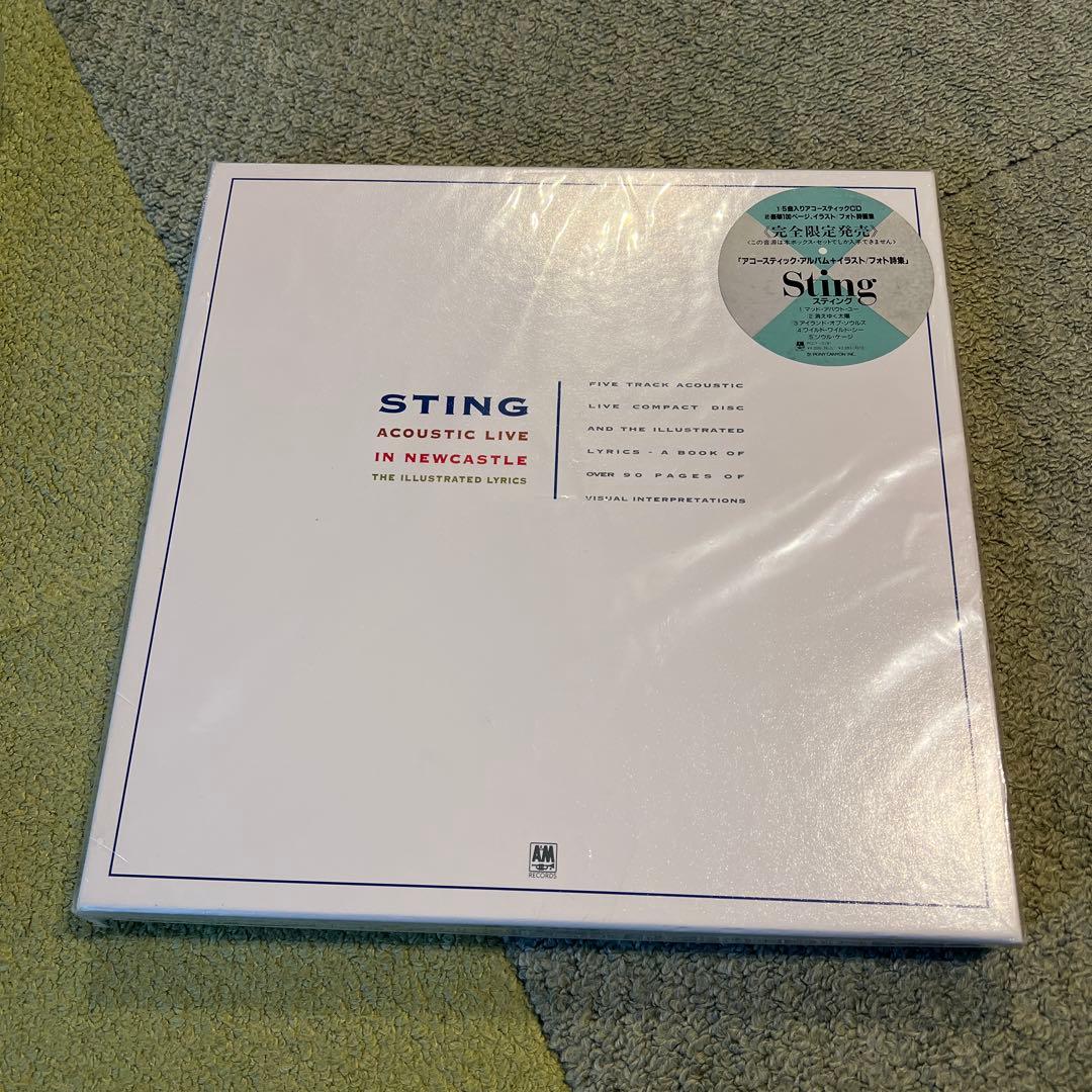 Sting - Acoustic Live In Newcastle CD Limited Box Set Japan Press w/ 100pg Book