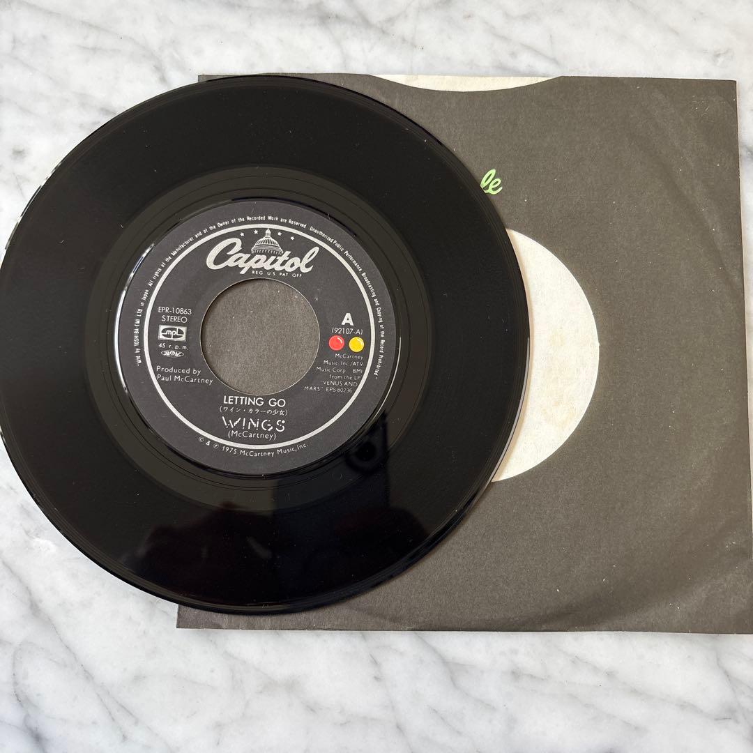 Paul McCartney & Wings Letting Go 7" Vinyl Single Japan EPR-10863