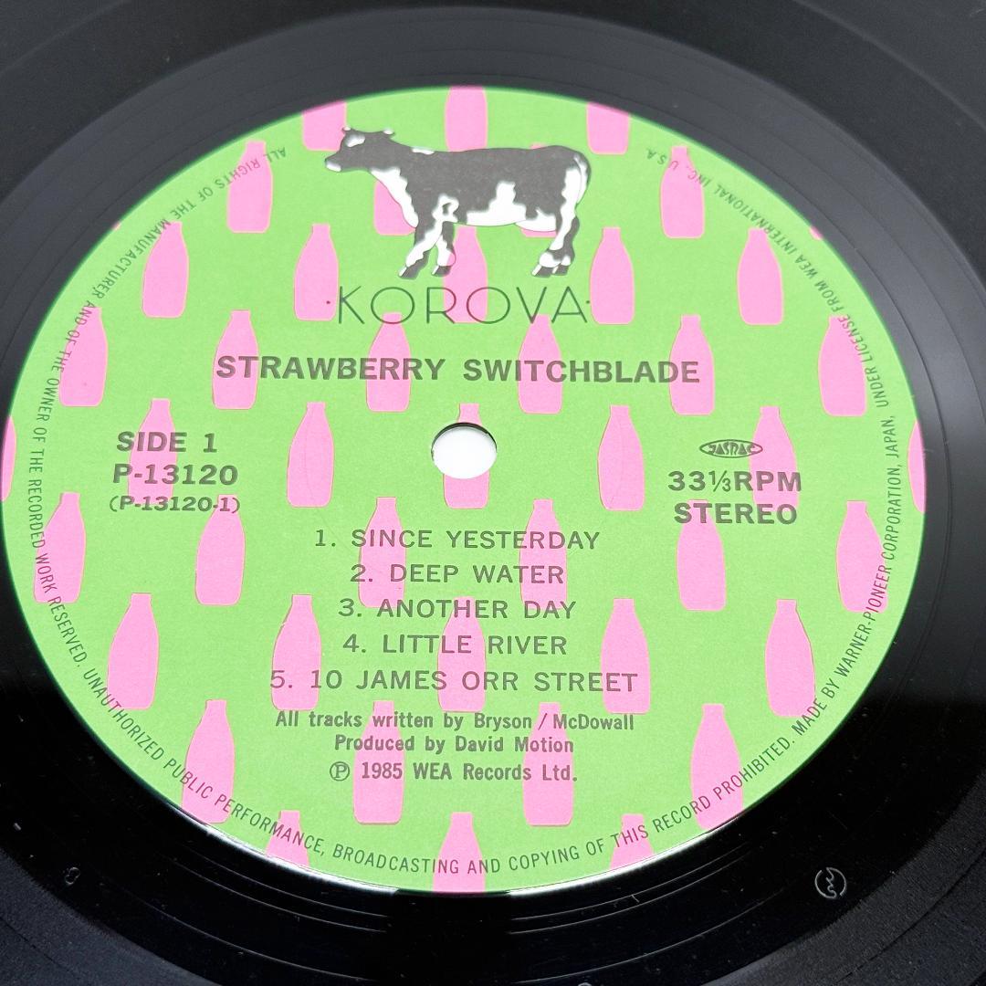 STRAWBERRY SWITCHBLADE S/T LP 1985 Japan Original Vinyl Record New Wave