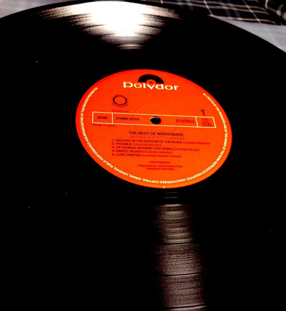 Whitesnake The Best Of Whitesnake LP Vinyl 1981 Japan Polydor 28MM0088 OBI