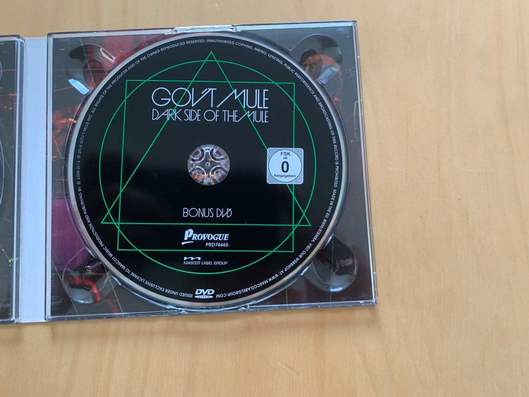 Gov't Mule Dark Side of the Mule Limited Edition 3CD+DVD Package Import